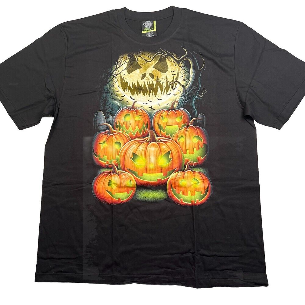 Halloween Pumpkin Glow in the Dark Shirt